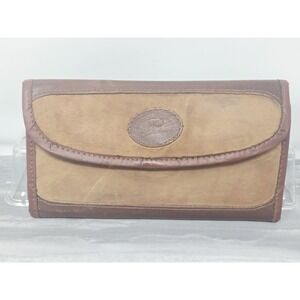 Manhattan Wallet Water Buffalo Outdoor Brown Tan Long Leather Billfold‎